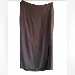 Eileen Fisher 100% silk Midi skirt women’s large